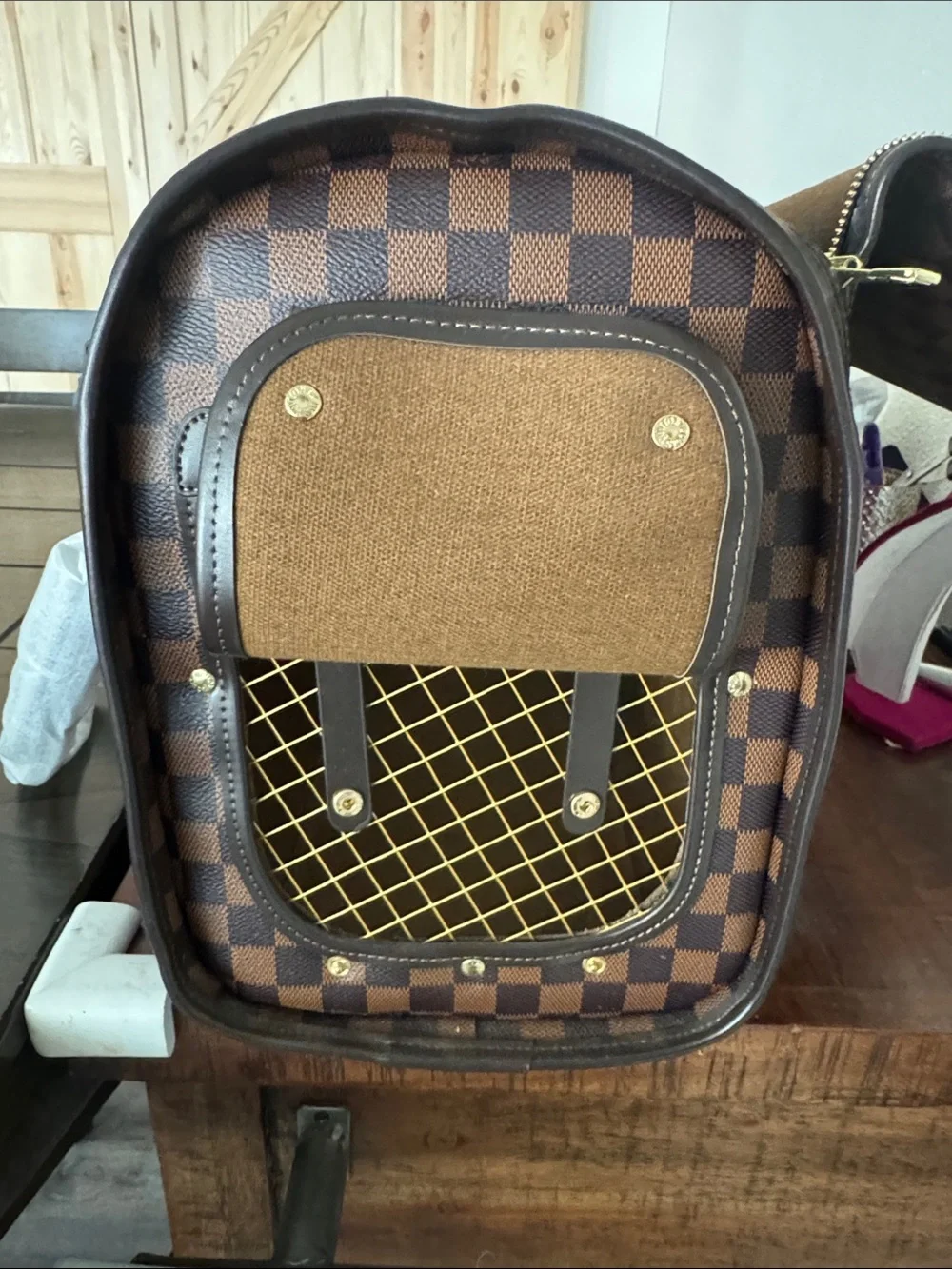 Pet carrier bag